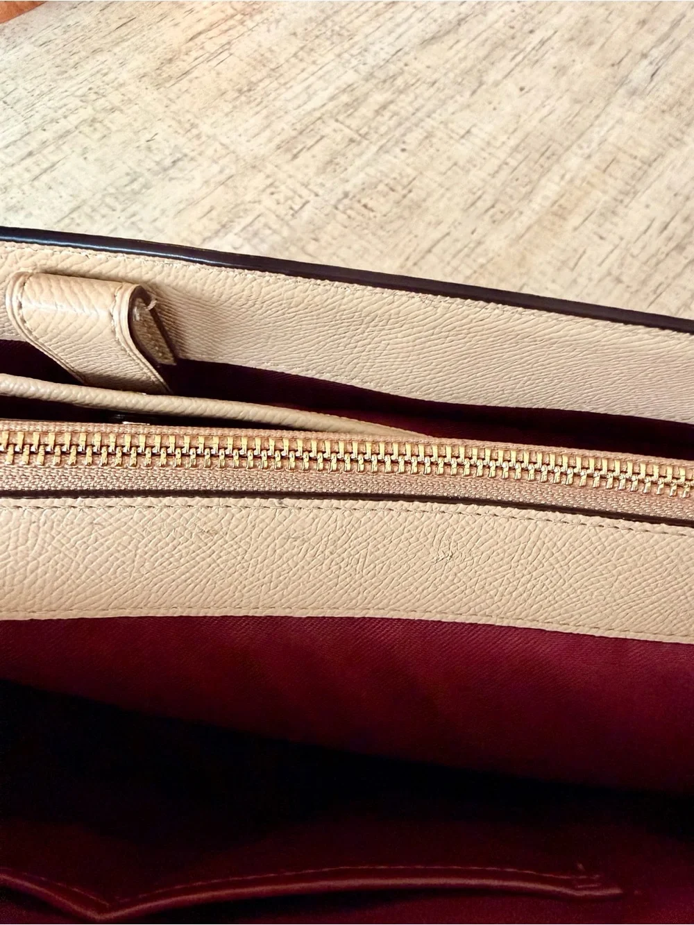 Coach Pebbled Leather Tote